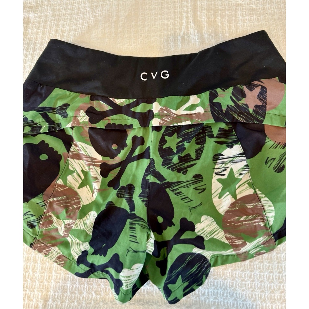 Constantly Varied Gear CVG M Women's Camo Skull Graphic Gym Shorts